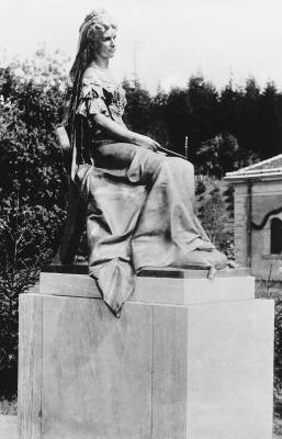 Donth Gyula Brtfafrdn fellltott Erzsbet-szobra, 1900-as vek, Magyar Nemzeti Mzeum Trtneti Fnykptr