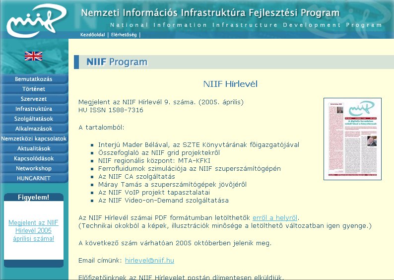 NIIF Hrlevl 2005.07.08.