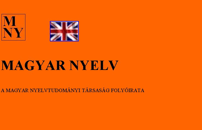 Magyar Nyelv 2004.06.21.