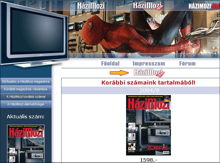 Hzimozi Magazin 2004.11.22.