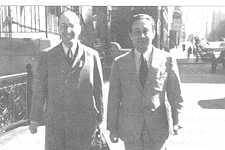 photo: Eugene P. Wigner with friend, Leo Szilard