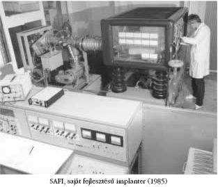 SAFI, sajt fejleszts implanter (1985)