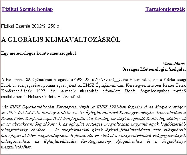 Fizikai Szemle 2004.10.21.