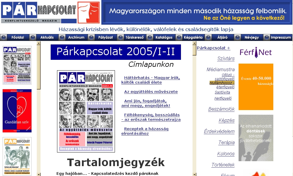 Prkapcsolat Konfliktuskezel Magazin, 2005-07-29