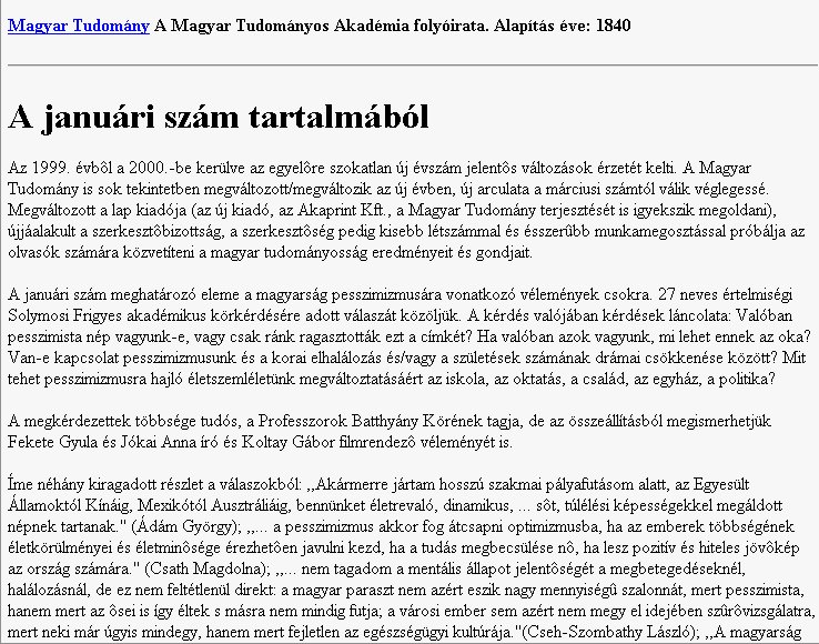 Magyar Tudomny 2005.06.21.