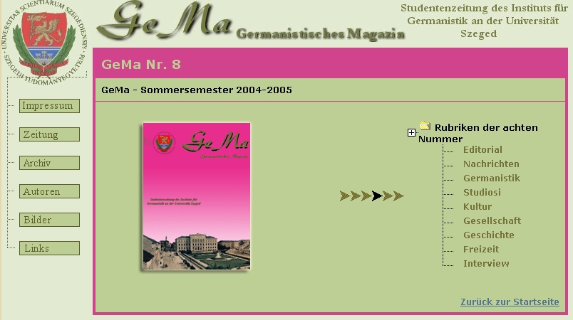 Germanistisches Magazin, 2005-10-05