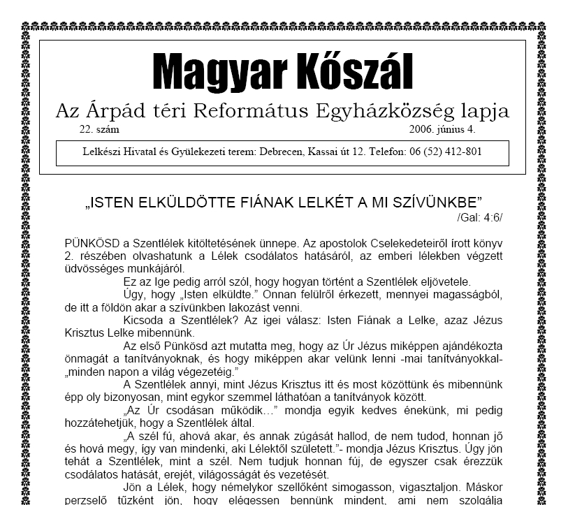 Magyar Kszl 2007.06.18.