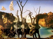 Swans Reflecting Elephants by Salvador Dali.
