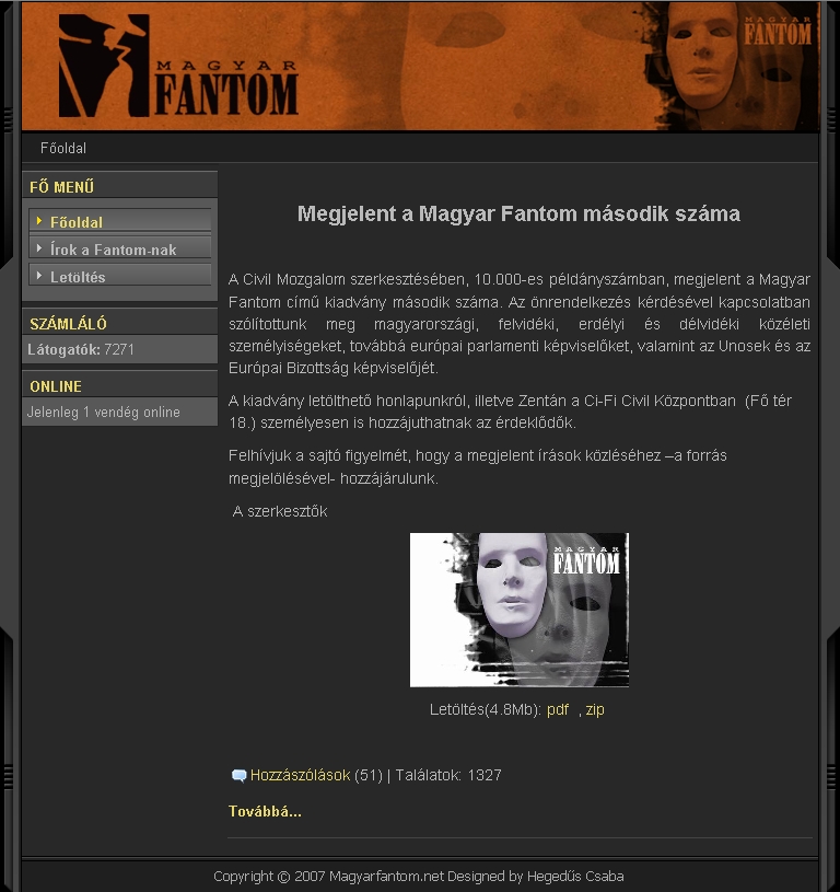 Magyar Fantom 2007.11.20.