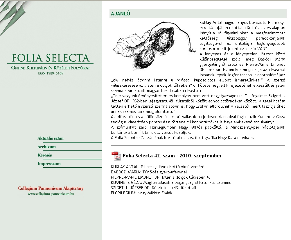 Folia Selecta2010.11.18.