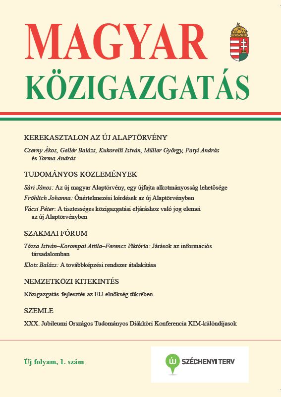 Magyar Kzigazgats 2012.05.29.
