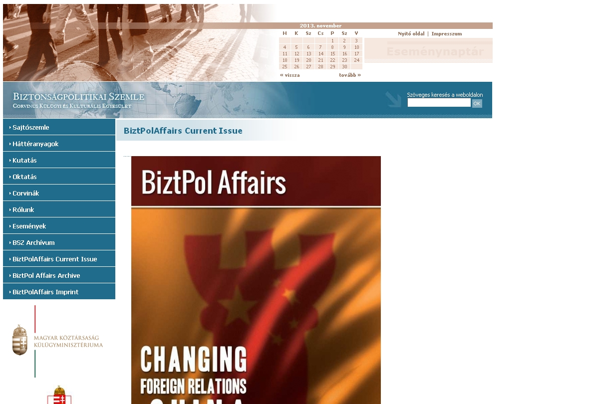 BiztPol Affairs 2013.11.18.