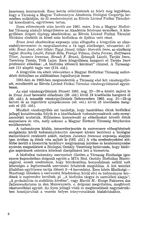 A Magyar Biofizikai Trsasg rtestje 2013.11.26.