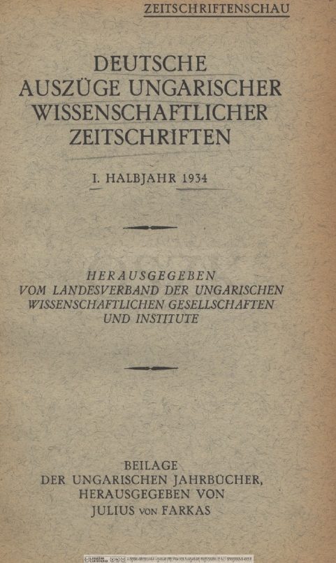 Deutsche Auszge ungarischer wissenschaftlicher Zeitschriften 2014.09.10.