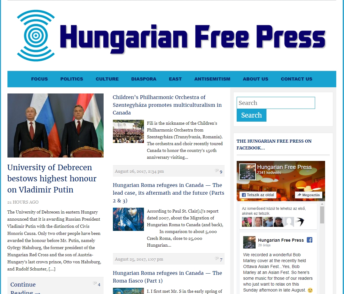 Hungarian Free Press 2017.08.28.