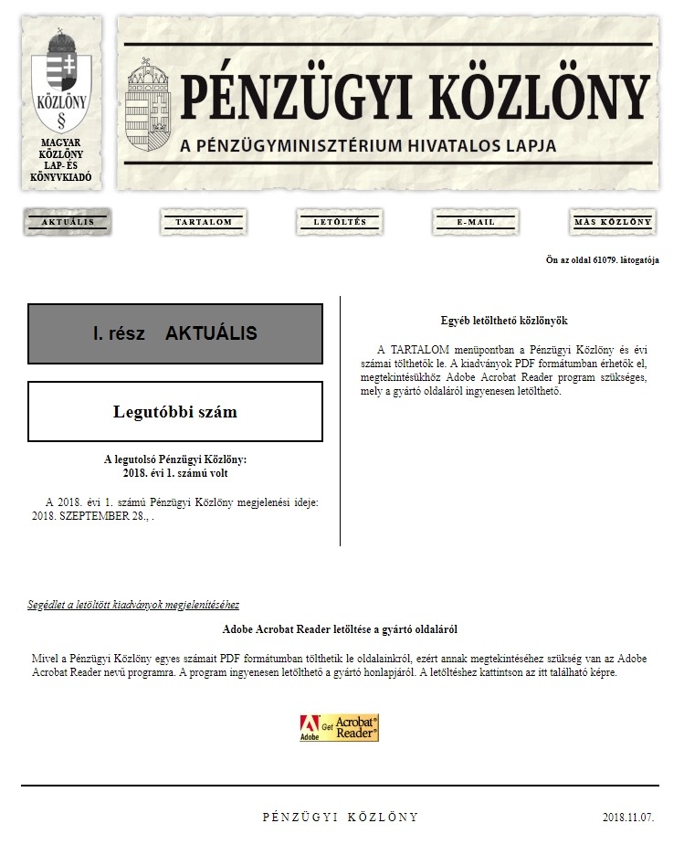 Pnzgyi Kzlny 2018.11.07.